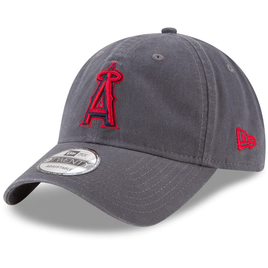 New Era MLB Core Classic 9TWENTY Graphite Charcoal Color Adjustable Hat Cap One Size Fits All