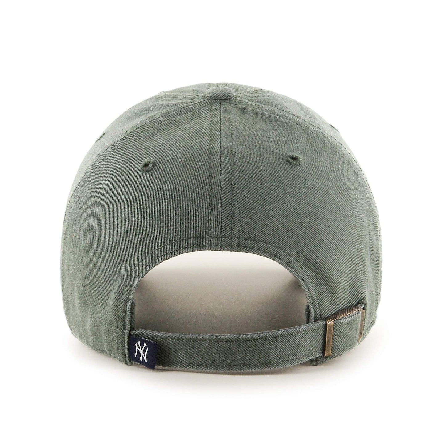 47 Brand MLB Moss Green Primary Logo Clean Up Adjustable Strap Baseball Cap Hat, Adult One Size Fits All