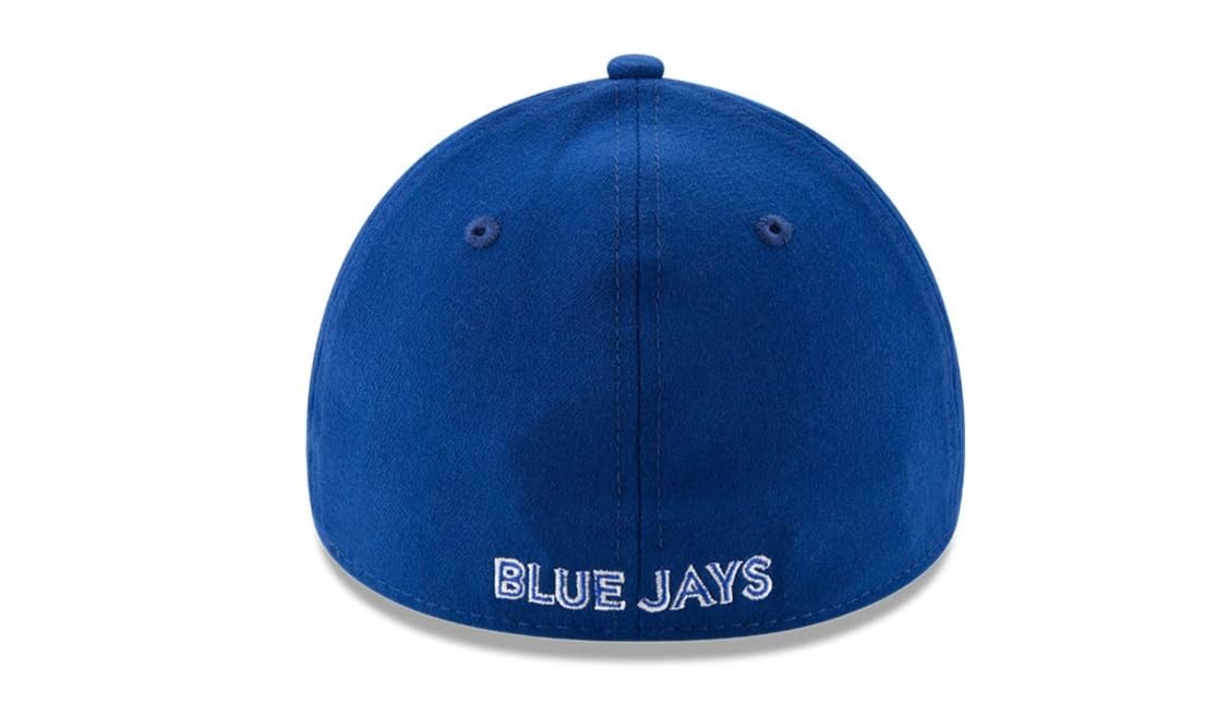 MLB Toronto Blue Jays Junior Team Classic Game 39Thirty Stretch Flex Fit Cap, Blue, Child/Youth