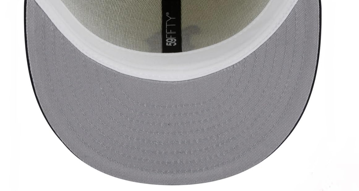 New Era Men's Boston Red Sox 2013 World Series Retro 59FIFTY Fitted Hat - Cream/Navy (US, Numeric, 7 3/8, Cream/Navy)