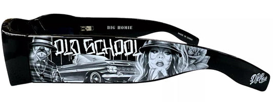 DYSE ONE Authentic Shades Old School Ink Chicano Homie Rose Fedora Sunglasses California Lowrider Locs Style