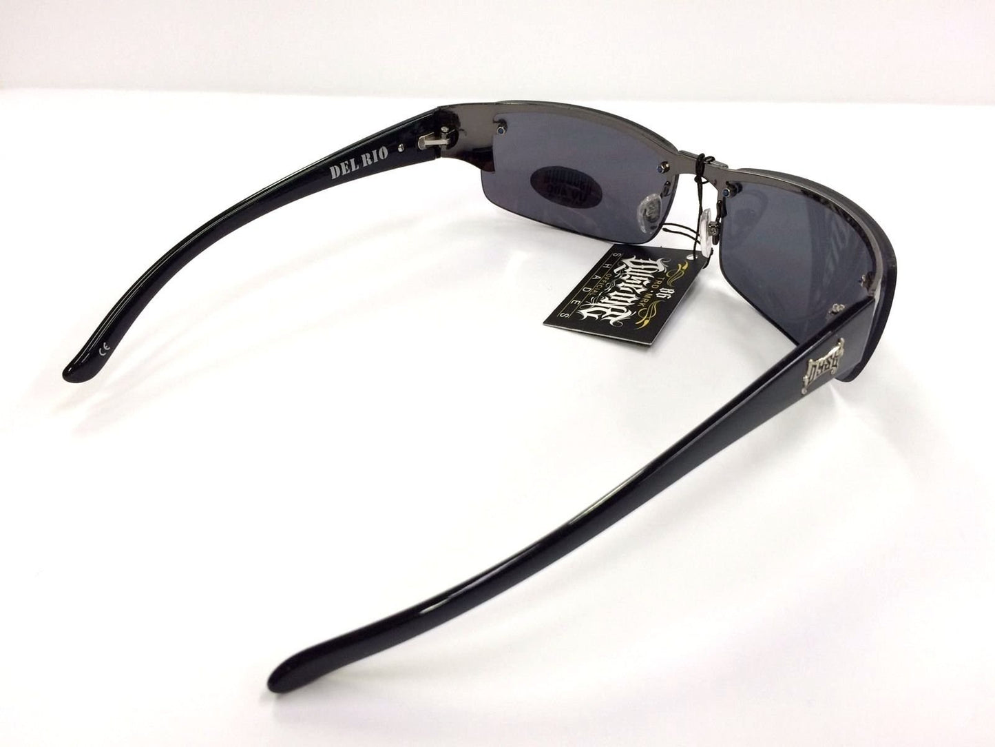 DYSE ONE Authentic Shades Del Rio Gun Metal Sunglasses California Lowrider Style