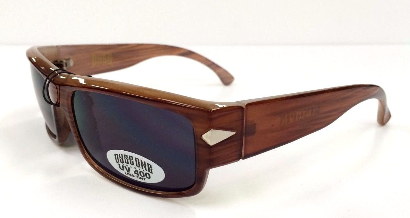 Dyse One Authentic Shades KingPin Wood Sunglasses California Lowrider Locs Style