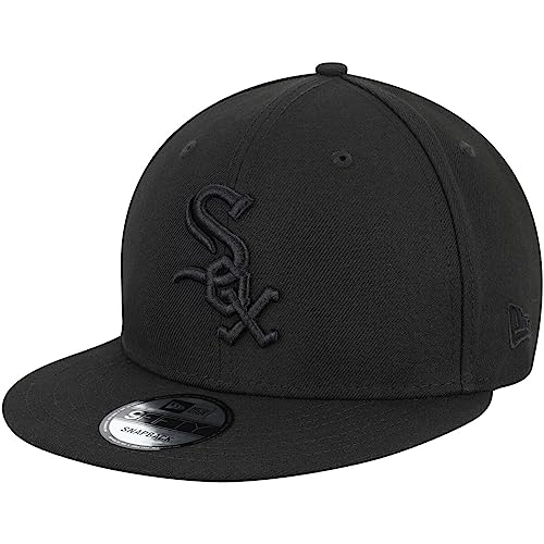 New Era MLB 9FIFTY Black Adjustable Snapback Hat Cap One Size Fits All