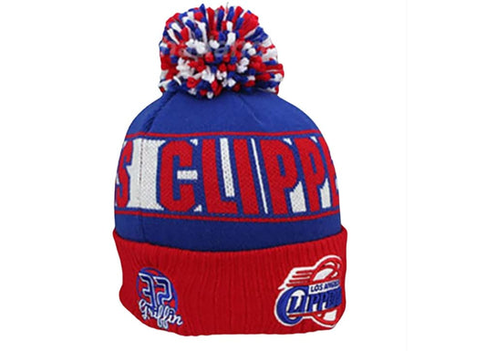 Los Angeles Clippers New Era NBA Throwback "Rep Ur Team" Cuffed Knit Hat