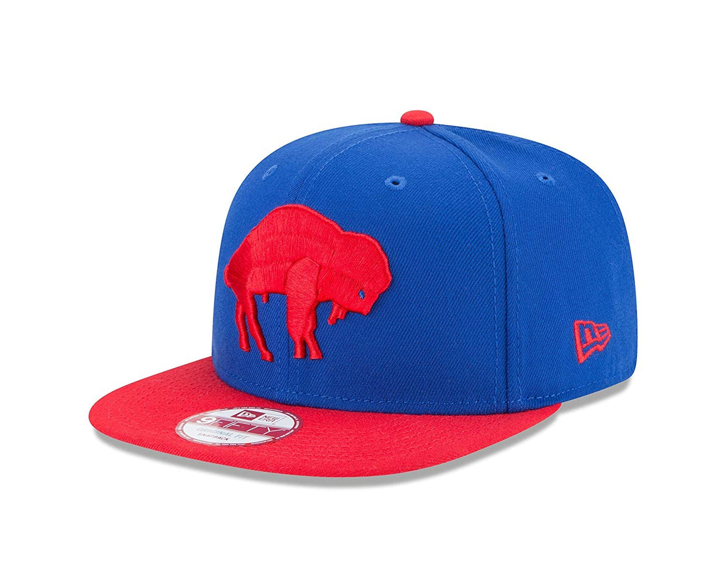 New Era 100% Authentic Exclusive Bills Buffalo 950 9FIFTY Snapback Cap Hat : One Size Fit Most (Throwback Blue/Red)
