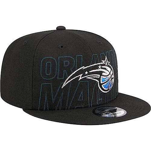 New Era Mens Draft 2023 9fifty Snapback Hat Cap (US, Alpha, One Size, Black, Orlando Magic)