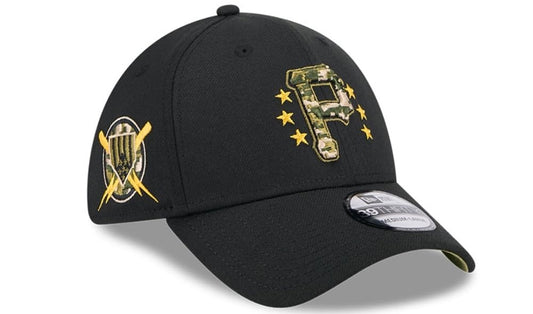 New Era Pittsburgh Pirates 39THIRTY 2024 Armed Forces Day Authentic Collection Stretch Fit Cap, Hat