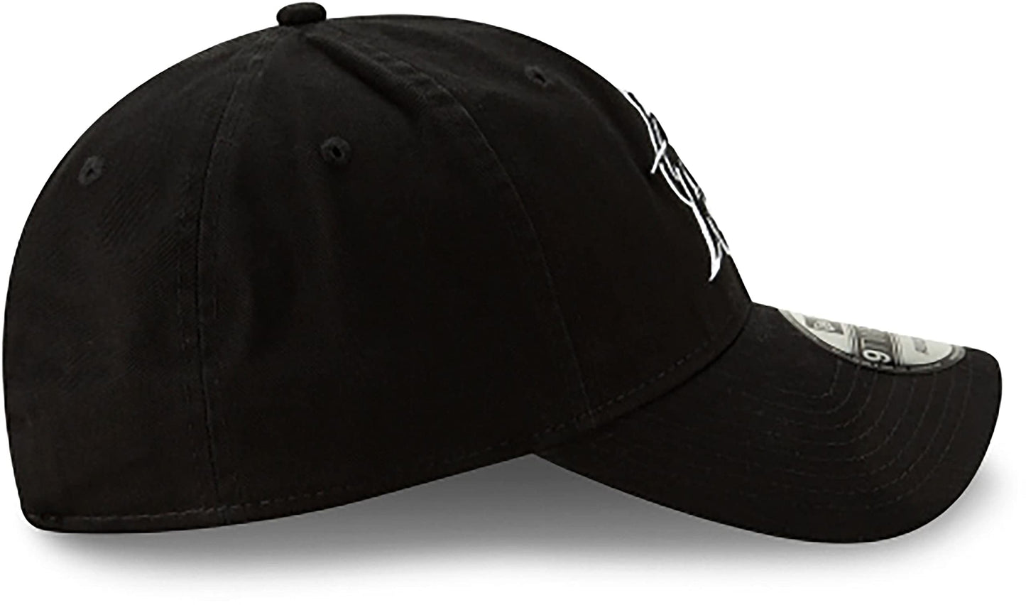 New Era Miami Marlins Black White Core Classic 9TWENTY Adjustable Strapback Hat