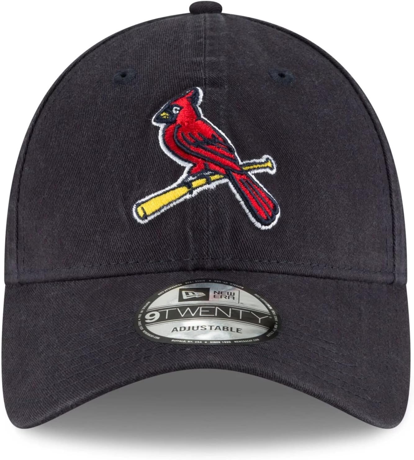New Era Unisex-Adult MLB Core Classic 9TWENTY Team Alternate 2 Adjustable Hat Cap One Size Fits All - St Louis Cardinals Navy