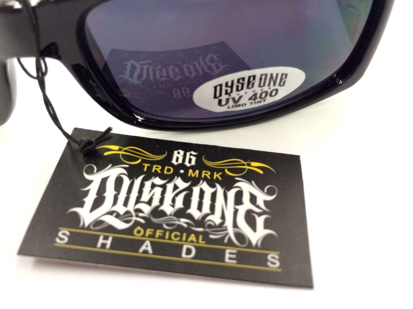 FreAire Authentic Dyse One Shades Loyalty Skeleton Black Sunglasses California Lowrider Style