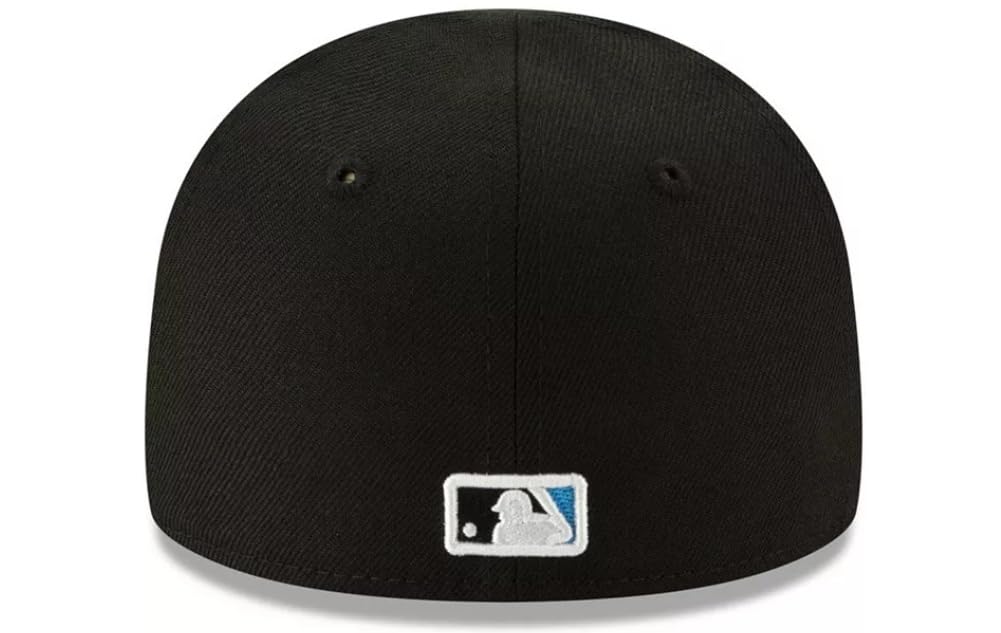 New Era Infant Miami Marlins Authentic Collection On-Field My First 59FIFTY Fitted Hat Size 6 Black/Blue