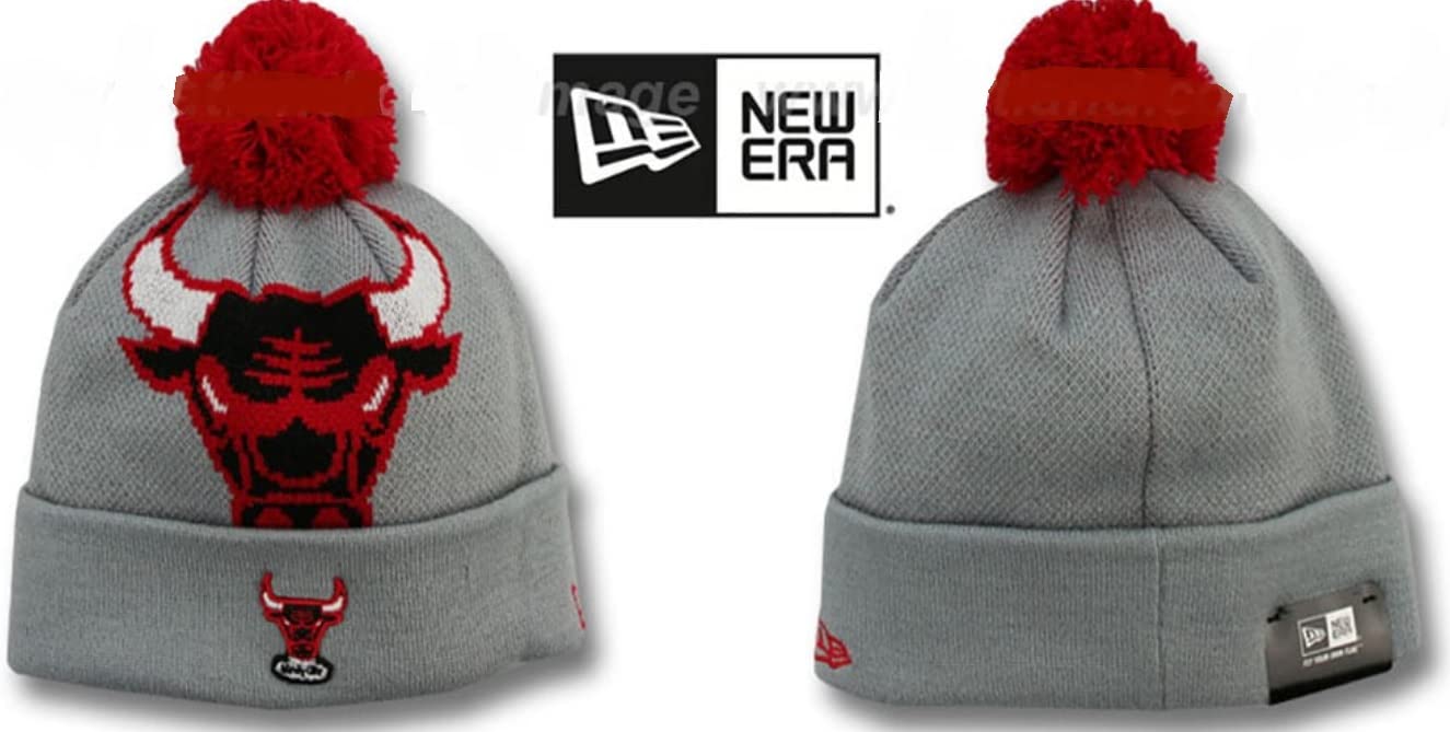 Chicago Bulls Beanie New Era Woven Biggie Cuffed Fitted Beanie