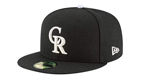 New Era Colorado Rockies 59FIFTY Black on Black Fitted Hat