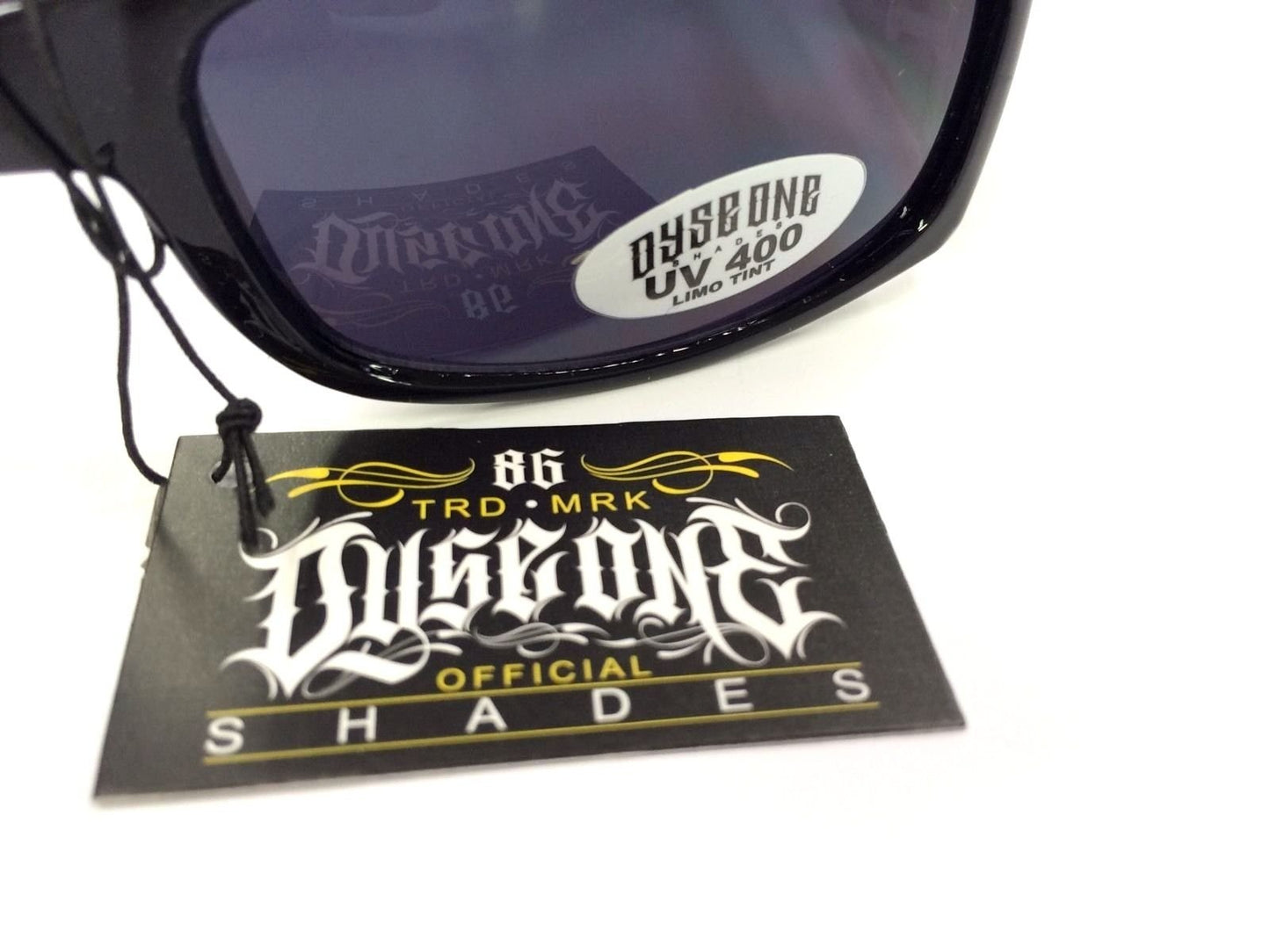 DYSE ONE Authentic Shades Black Big Homie Sunglasses California Lowrider Locs Style