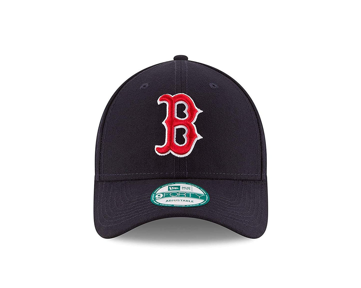 New Era Authentic 9Forty Adjustable Hat Dad Hat Velcro Closure- OSFM (Red Sox Boston) Black