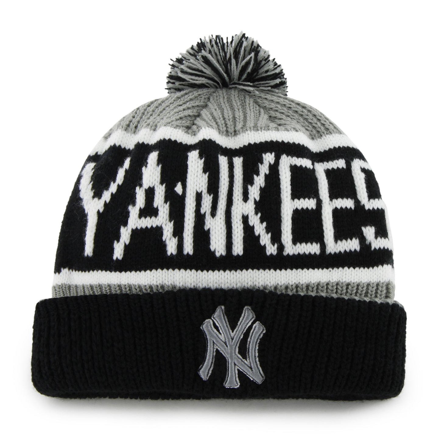 MLB '47 Brand Calgary Cuff Knit Hat with Pom