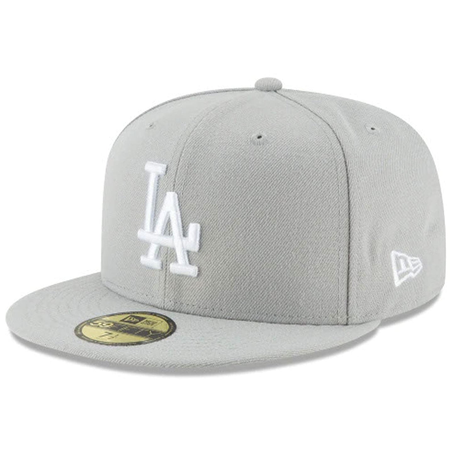 New Era Men's Fitted hat Los Angeles Dodgers Gray/White Cap 11591145 (7