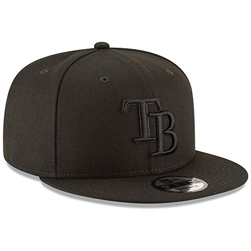 New Era Tampa Bay Rays Blackout 9FIFTY Snapback Black
