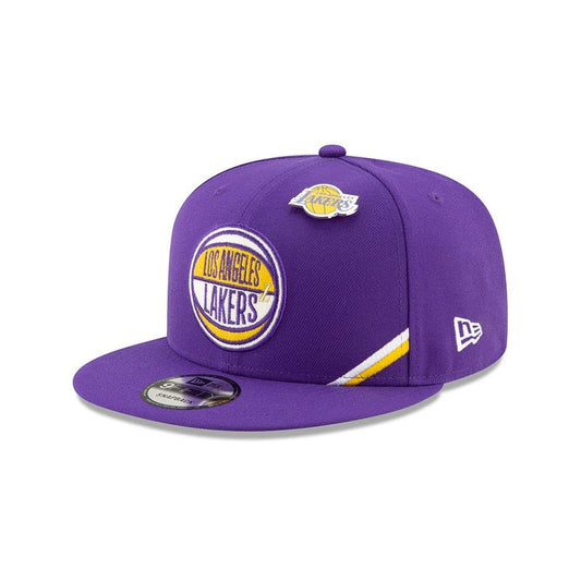New Era NBA Men’s Los Angeles Lakers 2019 Official NBA Draft 9FIFTY Adjustable Snapback Hat Purple