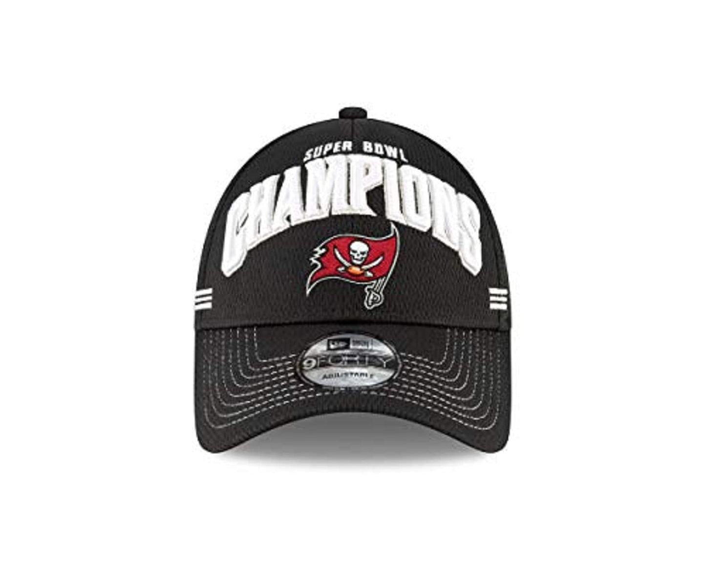 New Era 100% Authentic Exclusive Buccaneers 950 9FIFTY Snapback Cap Hat : One Size Fit Most (Super Bowl LV Championship Locker Room) Black