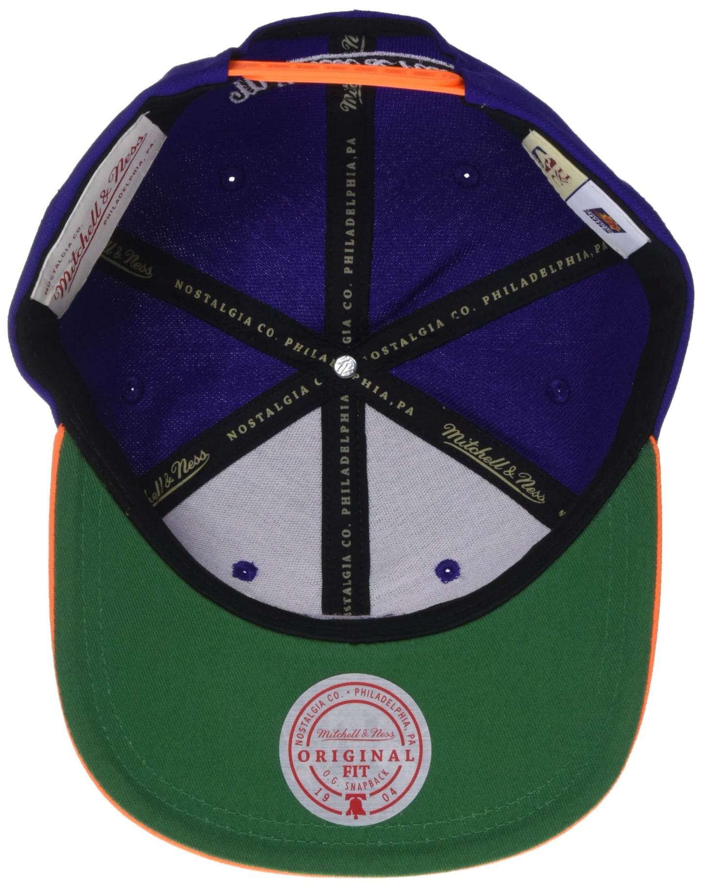 Mitchell & Ness Logo Bill Hat Cap Adult Mens Snapback