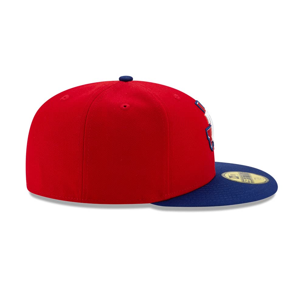 New Era Texas Rangers Authentic Collection Alt 3 59FIFTY Fitted Hat Cap Men's (7 3/8) Red/Royal Blue