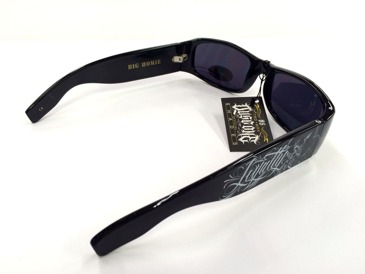 FreAire Authentic Dyse One Shades Loyalty Skeleton Black Sunglasses California Lowrider Style