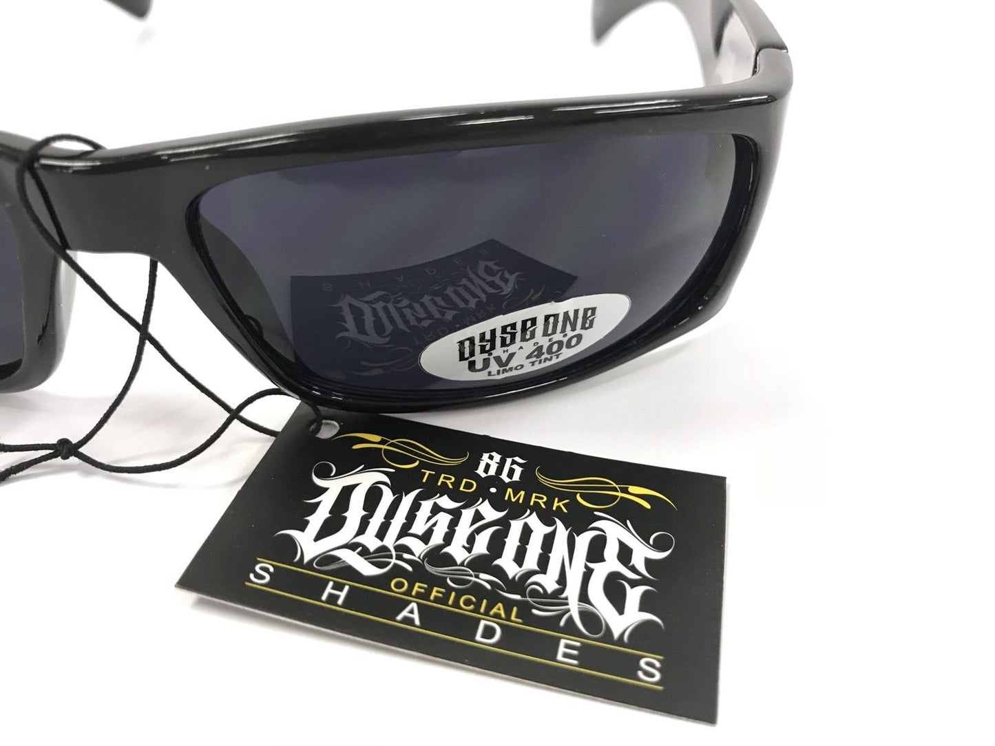 Authentic Dyse One Shades Scary Clown Car Payaso Black Sunglasses California Lowrider Style