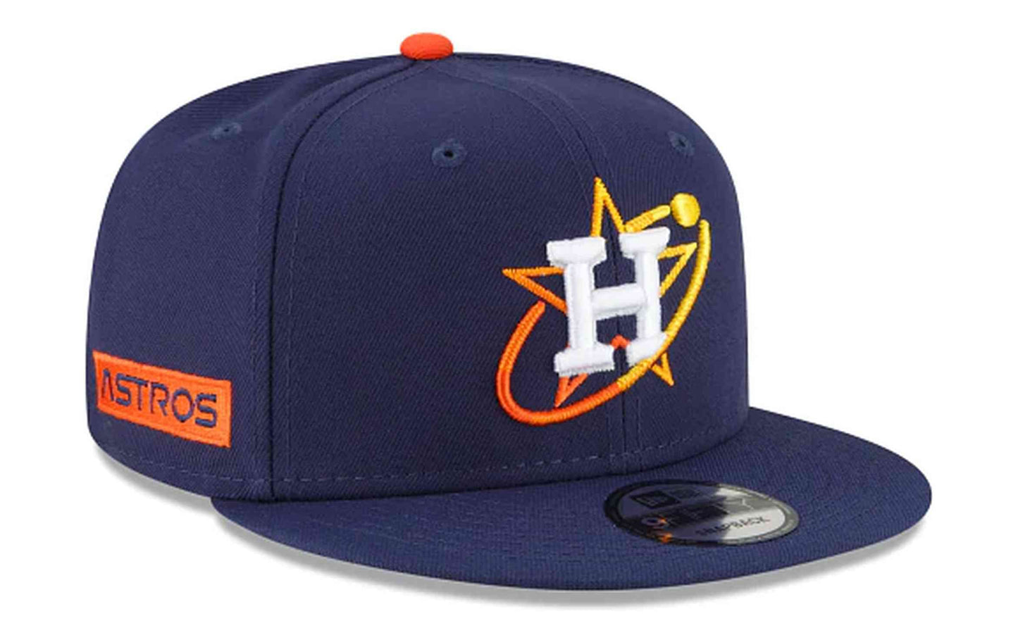 New Era Houston Astros 9FIFTY City Connect Snapback Cap, Adjustable Hat Navy Blue