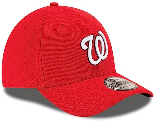 New Era MLB Team Classic 39THIRTY Stretch Flex Fit Hat Cap (as1, Alpha, m, l, Washington Nationals)