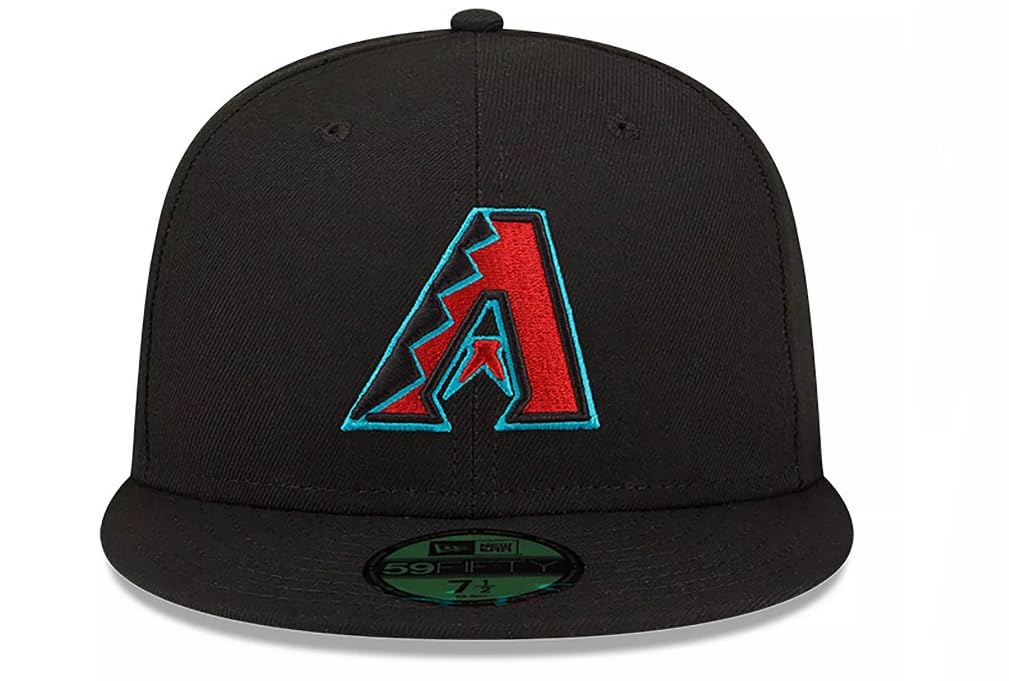 New Era 59Fifty Arizona Diamondbacks AC Alternative 2023 Authentic Collection On Field Fitted Hat Black (US, Numeric, 7 1/4, Black)