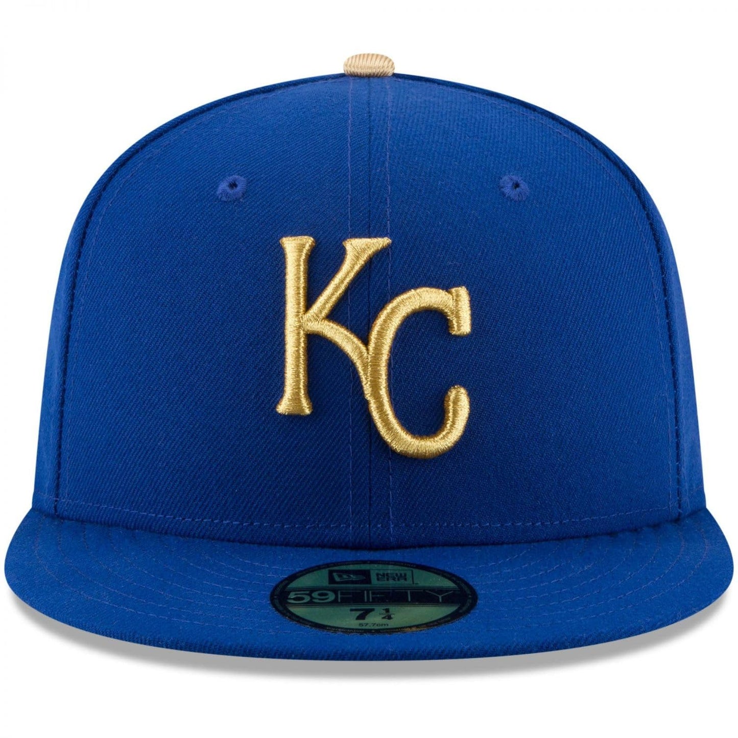 New Era 59Fifty Hat Kansas City Royals Authentic Alternate Blue Cap 70346370 (6 7/8)