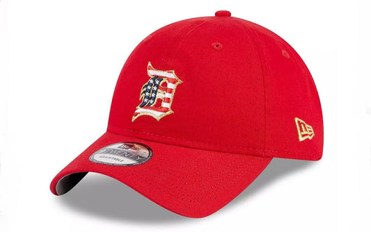 New Era Men's Red Detroit Tigers 2023 Fourth of July 9TWENTY Adjustable Hat