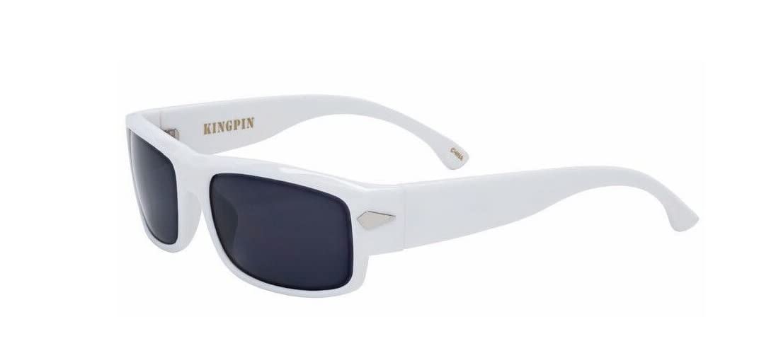 DYSE ONE Authentic Shades KingPin White Sunglasses California Lowrider Locs Style