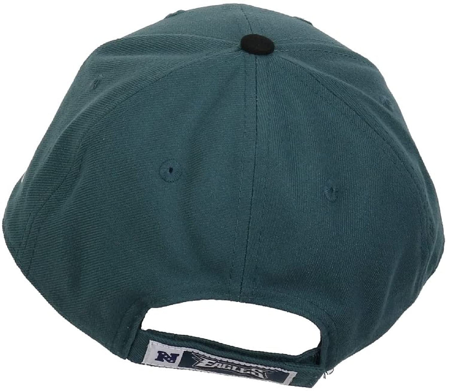 New Era Authentic 9Forty Adjustable Hat Dad Hat Velcro Closure- OSFM (Eagles Philadelphia 2Tone) Black