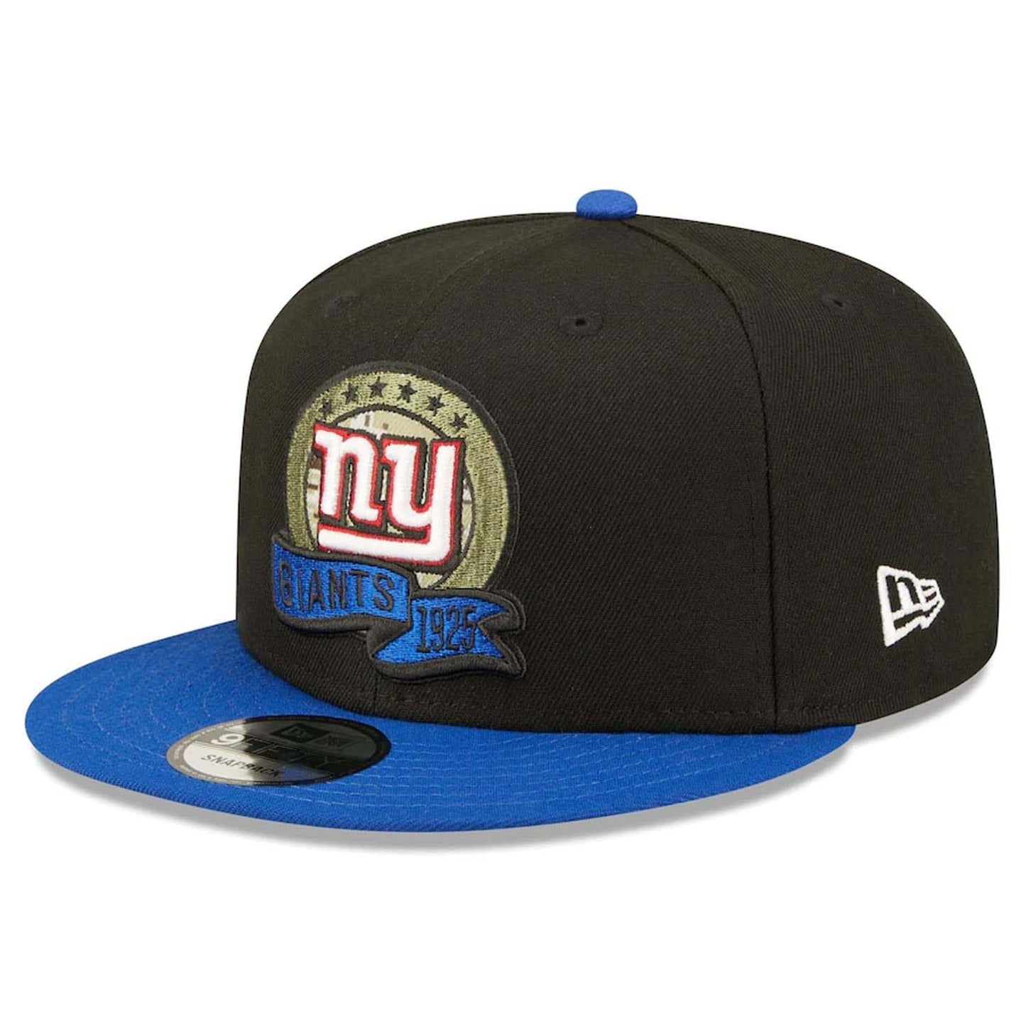 New Era Authentic Exclusive Giants 9Fifty Snapback/9Twenty/MVP/9Forty Adjustable Hat - OSFM (Salute to Service 22) Black