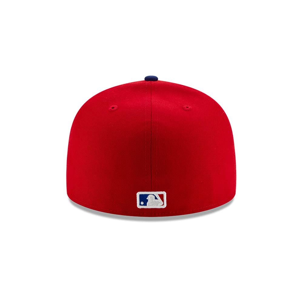 New Era Texas Rangers Authentic Collection Alt 3 59FIFTY Fitted Hat Cap Men's (7 1/2) Red/Royal Blue