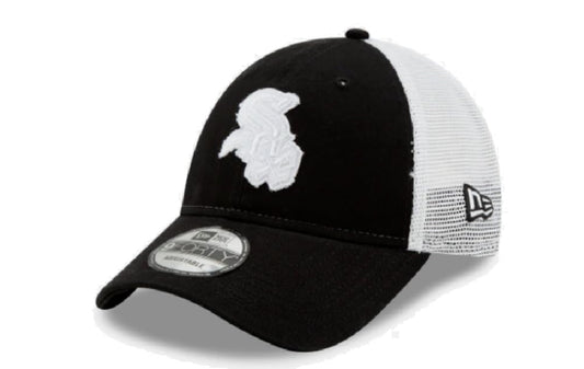 New Era 9FORTY Black/White Chicago White Sox Team Truckered Snapback Hat