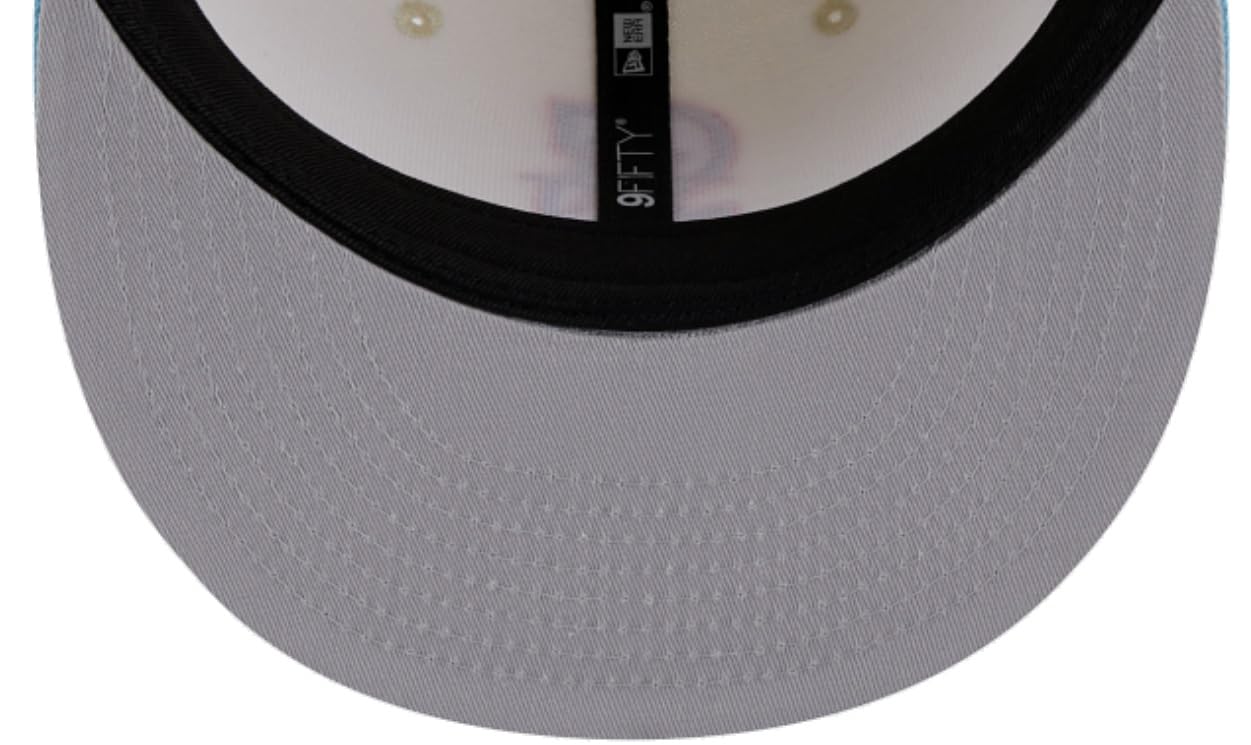 New Era Men's 9Fifty White/White Chicago Bulls Snapback Hat Cap - OSFM