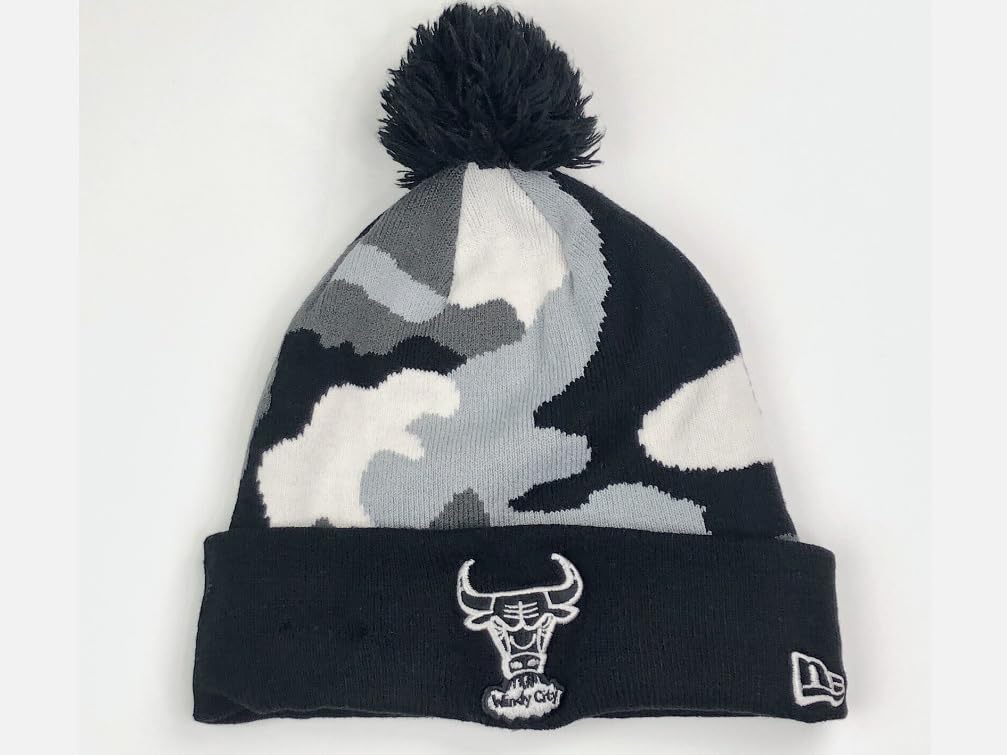 NEW ERA Chicago Bulls Sport Beanie In Camouflage Pattern #9884 (0/S)