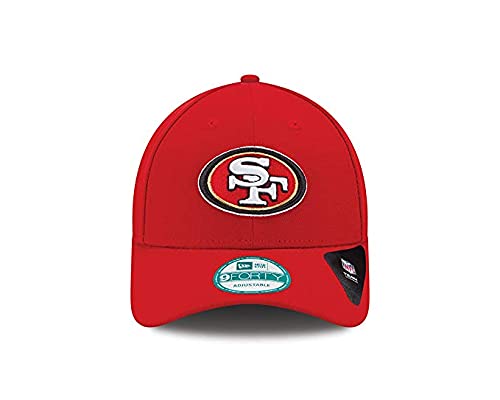 New Era Authentic 9Forty Adjustable Hat Dad Hat Velcro Closure- OSFM (49ers San Francisco Red)