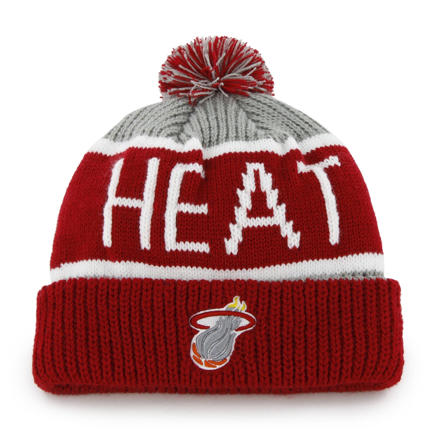 '47 Miami Heat Pom Knit Cap Beanie