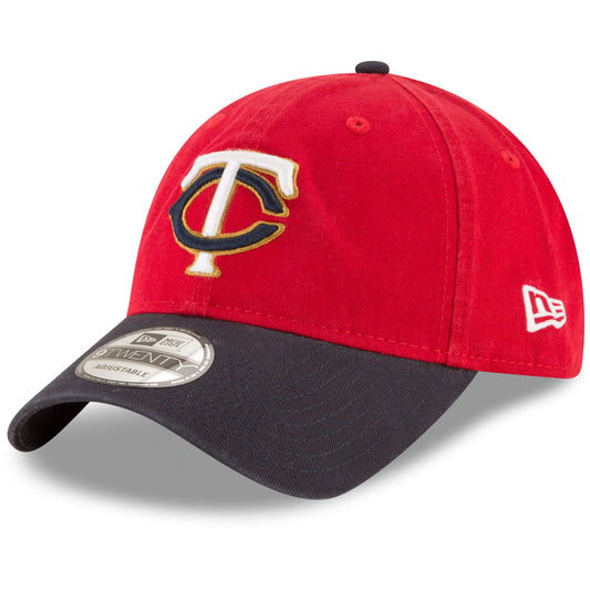 Minnesota Twins New Era Alternate 2 Replica Core Classic 9TWENTY Adjustable Hat Red/Navy