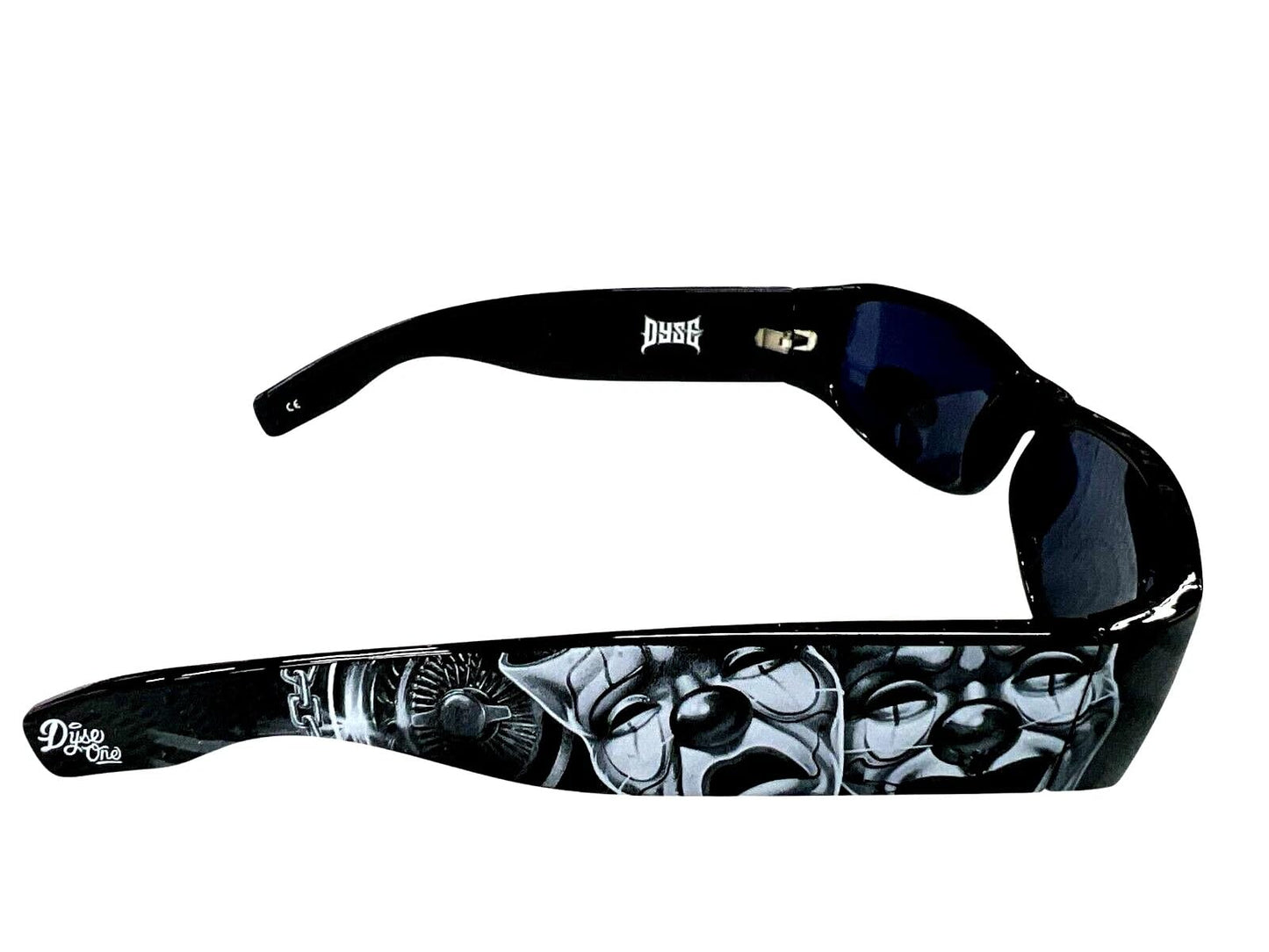 DYSE ONE Authentic Shades CHAIN'D Masks Tire Rims Sunglasses California Lowrider Locs Style